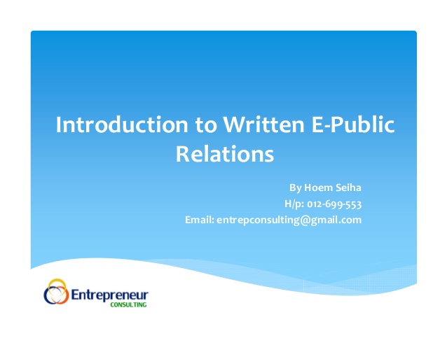 introduction to public relation pdf